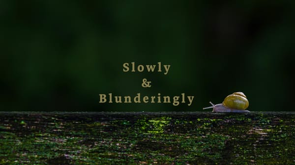Slowly and Blunderingly